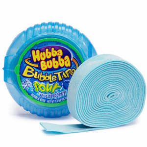 Wrigley’s Hubba Bubba Bubble Tap Sour Blue Raspberry - 6 Feet