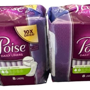 Poise Daily Liners - 8 count