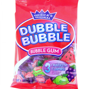 Dubble Bubble Watermelon/Grape/Apple 4oz