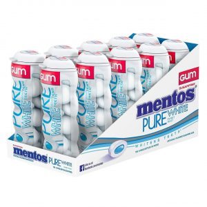 Gum Mentos Pure White - 15 Pieces