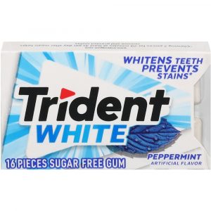 Trident White Peppermint 16 Pieces