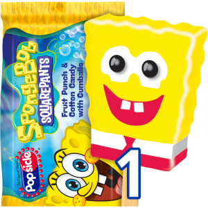 Popsicle Sponge Bob Ice Cream 4oz
