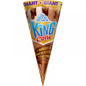 Good Humor Giante King Cone Chocolate & Vanilla 8oz