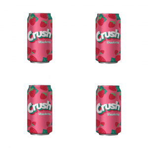 Crush Can Strawberry Single 12oz