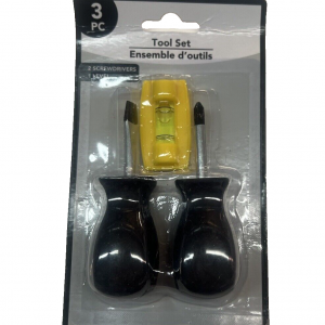 Tool Set 2 Screwdrivers and 1 Tape Mesure