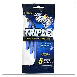 Assured For Men Triple Blue - 5 count