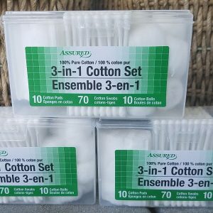 Assured Cotton Set 3-in-1
