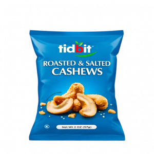 Tidbit Roasted & Salted Cashews 2 oz