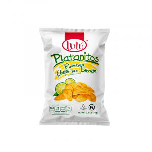 Lulu Plantain Chips with Lemon 2.5oz