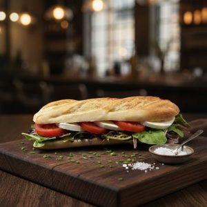 Mozzarella & Pesto Baguette