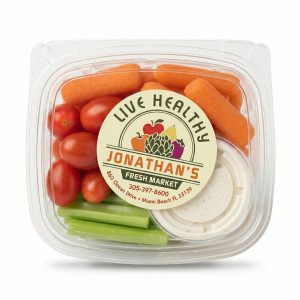 Veggies Platter (Small) with Ranch Dip (Celery, Carrot & Tomatoes)