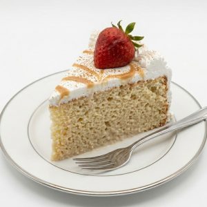 Tres Leches Strawberry Cake