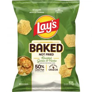 Ruffles Baked Not Fried Roasted Garlic & Herbs 6 1/4oz