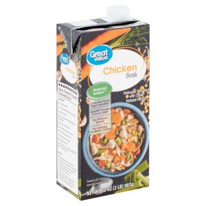 Great Value Chicken Broth Reduced 32.oz
