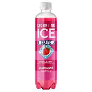 Sparkling Ice Life Savers Strawberry Zero Sugar 17oz