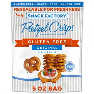 Snack Factory Pretzel Crisps Gluten Free Original 5oz