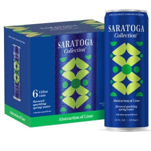 Saratoga Sparkling Can 6pck 12oz