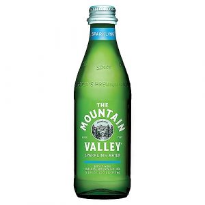The Mountain Valley Sparkling Water Glass Bottle 11.3oz