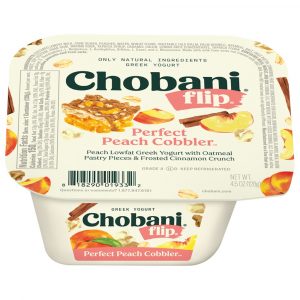 Chobani Flip Perfect Peach Cobbler 4.5oz