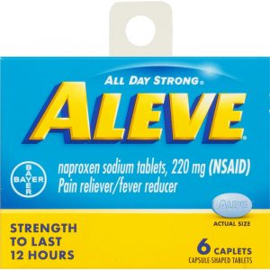 Aleve 6 Caplet Small Box