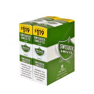 Swisher Sweets Green 2 Cigarillos