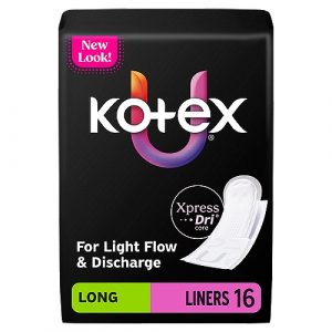 Kotex Period Liner-16 Wrapped Liners