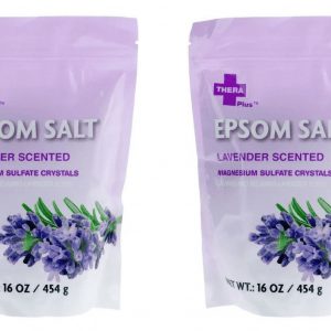 Thera Plus Epsom Salt Lavander Scented Sulfate Crystals 16oz