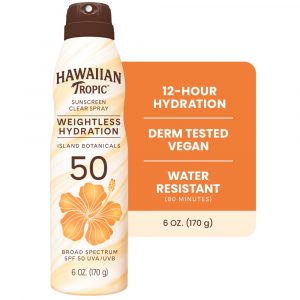 Hawaiian Tropic - Spray 6oz Weightless Hydration 50SPF