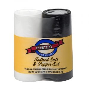 Everyday Iodized Salt & Pepper Set