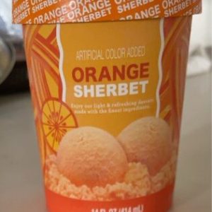 Greenbrier International Ice Cream Orange Sherbet 14oz