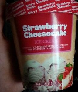 Greenbrier International Ice Cream Strawberry Cheesecake 14oz