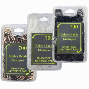Greenbrier International Black Rubber Bands 700pc