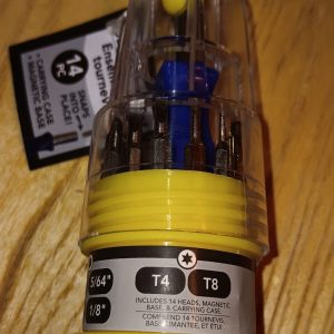 Tool Set Screwdriver Set - Carrying Case/Magnetic Base - 14 Pieces