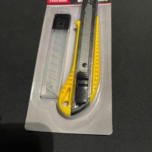 Tool Bench Hardware Utility Knife with 2 Lames