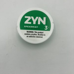 Zyn nicotine pouches Spearmint 3mg