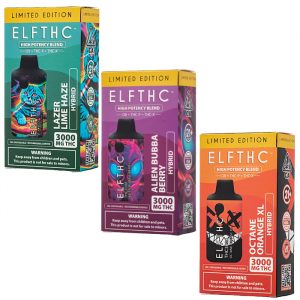 ELF THC Vaper Lazer Lime Haze Hybrid 3000mg