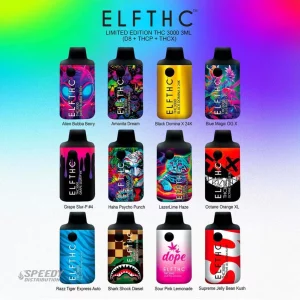 ELF THC Vaper Haha Psycho Punch Hybrid/Sativa 3000mg