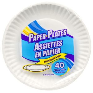 Greenbrier International Foam Plates 40 (9in)