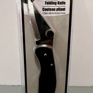Serrated Blade Folding Knife 6.50x1.06in (16.5x2.7cm)