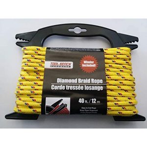 Tool Bench Hardware Diamond Braid Rope (3/16inx40ft)