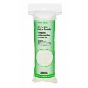 Assured Cotton Rounds - 80 count
