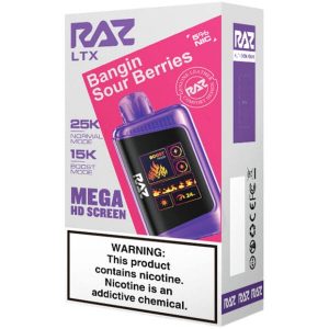 Raz Bangin Sour Berrier 5% Nic LTX