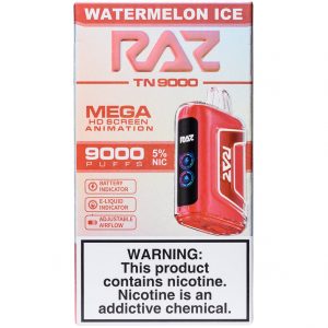 Raz Watermelon Ice 5% Nic 9000 Puffs