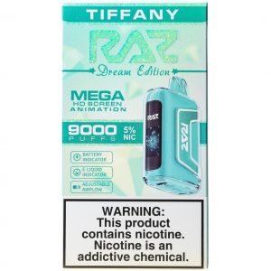 Raz Tiffany 5% Nic 9000 Puffs
