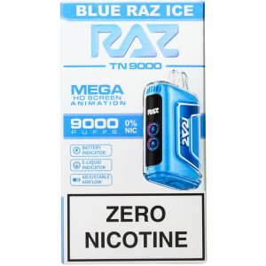 Raz Blue Raz Ice Zero Nicotine 9000 Puffs