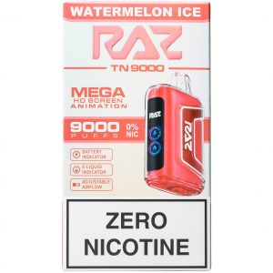 Raz Watermelon Ice Zero Nicotine 9000 Puffs