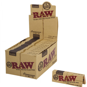 Raw 1 1/4 Size+Tips (Connoisseur)