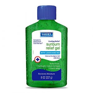 Lucky Super Soft Sunburn Relief Gel 8oz