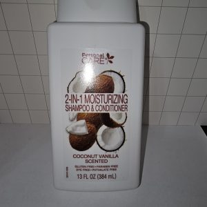 Personal Care 2 in 1 Moisturizing Shampoo & Conditioner Coconut/Vanilla 13oz