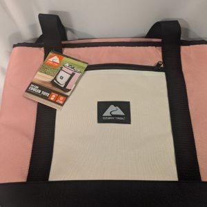 Ozark Trail Pink Cooler Tote 13.1In W x 5.5In D x 13.9In H (24 Cans)